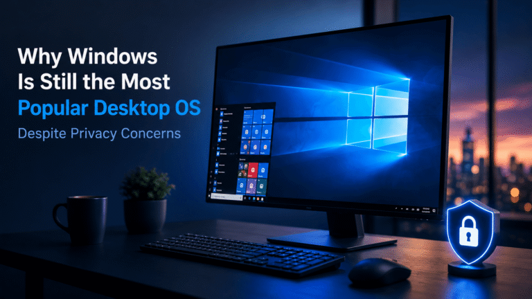 Why Windows Is Still the Most Popular Desktop OS Despite Privacy Concerns