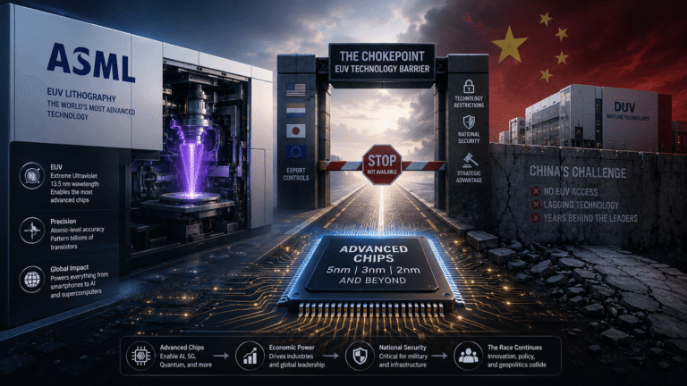 The Chokepoint of Modern Technology: ASML and Why China Still Struggles to Make the Most Advanced Chips