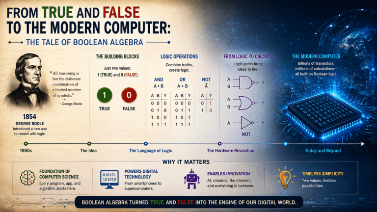 From True and False to the Modern Computer: The Tale of Boolean Algebra